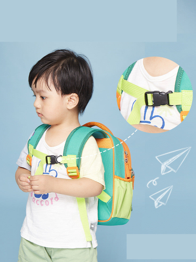 Little Tail New Cartoon Cute Male Children's School Bag
